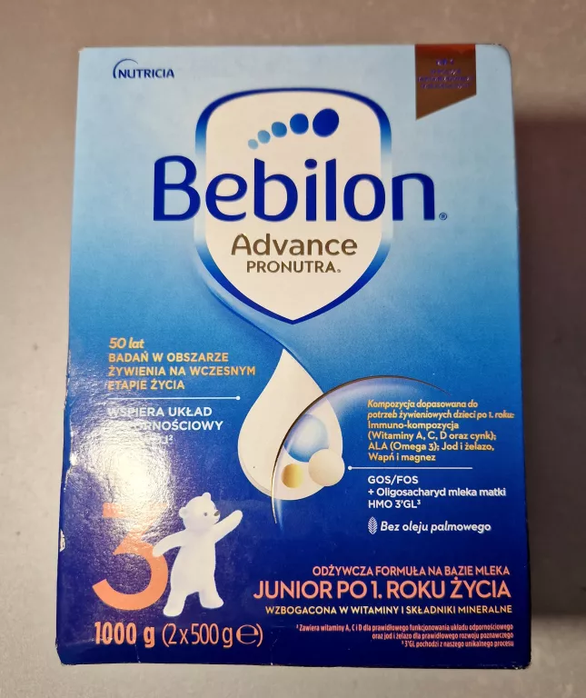BEBILON 3 PRONUTRA ADVANCE MLEKO MODYFIKOWANE