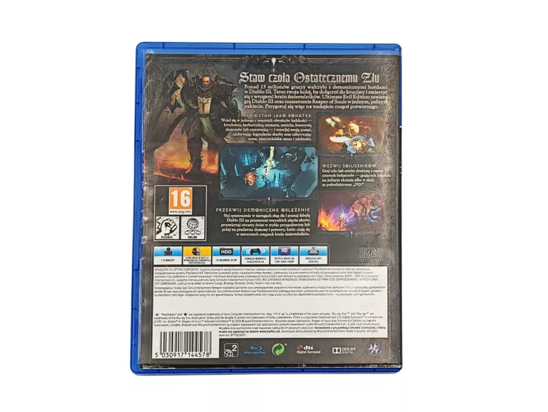 GRA PS4 DIABLO 3 DIABLO 3 REAPER OF SOULS ULTIMATE EVIL EDITION