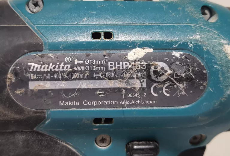 ZESTAW NARZĘDZI MAKITA WKRĘTARKA BHP453 + DDF456