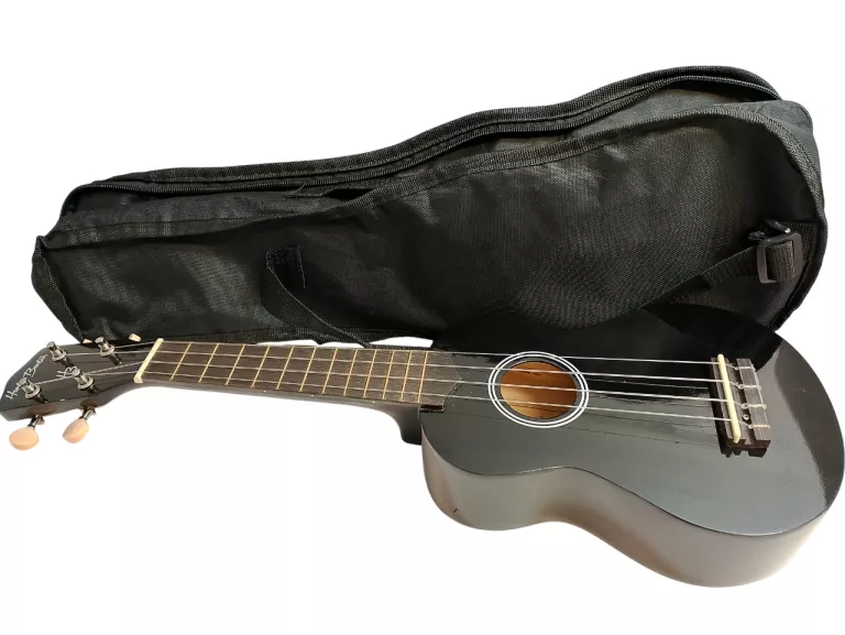 HARLEY BENTON UK-12 BLACK UKULELE SOPRANOWE CZARNE + POKROWIEC