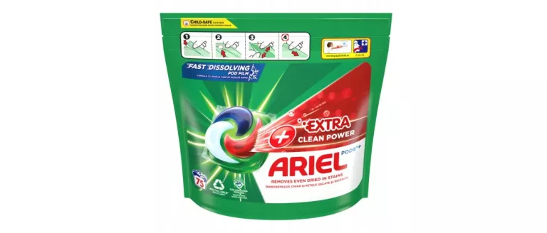 KAPSUŁKI DO PRANIA ARIEL EXTRA CLEAN POWER 75 SZT #ZAPAKOWANE