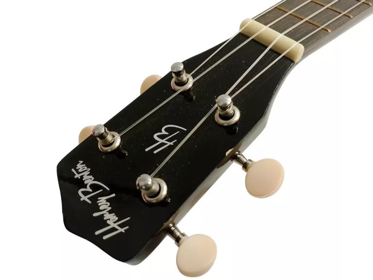 HARLEY BENTON UK-12 BLACK UKULELE SOPRANOWE CZARNE + POKROWIEC