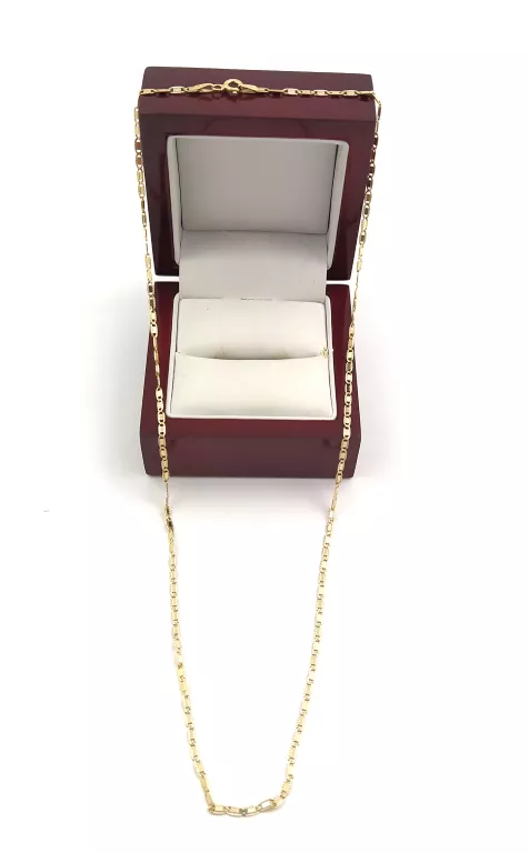 ZŁOTY ŁAŃCUSZEK BLASZKI 48CM 585 3,80G