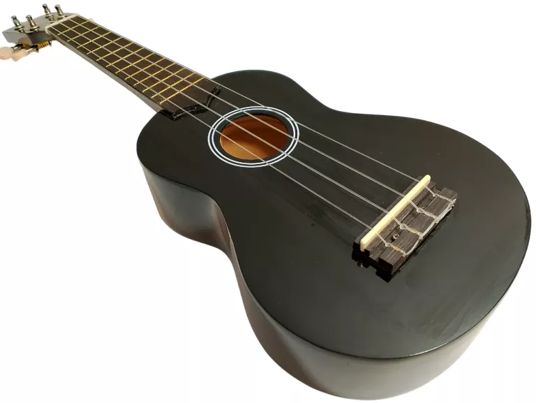 HARLEY BENTON UK-12 BLACK UKULELE SOPRANOWE CZARNE + POKROWIEC