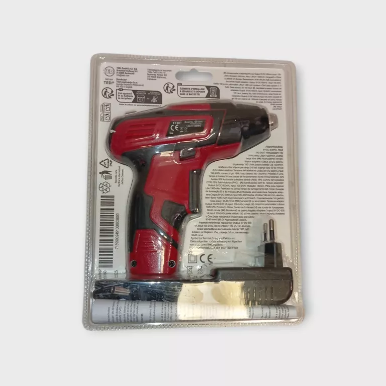 WKRĘTAK AKUMULATOROWY QD-CS010 3.6V TEDI + 20 KOŃCÓWEK