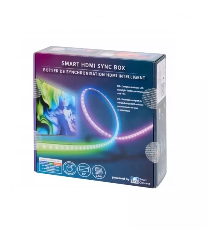 OŚWIETLENIE LED SMART HDMI SYNC BOX LSC SMART CONNECT 2.6M