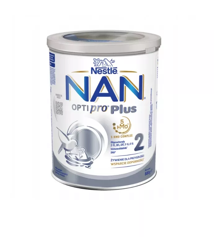 MLEKO NASTĘPNE NAN OPTIPRO PLUS 2 5HMO DLA NIEMOWLĄT OD 6 MIESIĄCA 800G