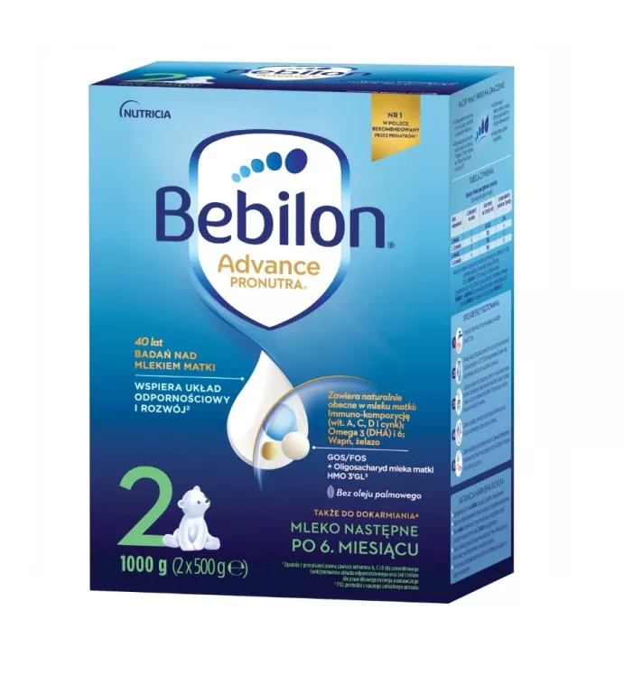 BEBILON 2 MLEKO MODYFIKOWANE ADVANCE PRONUTRA 1000G