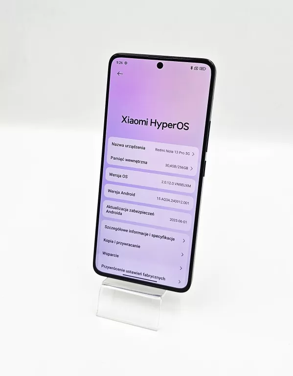 TELEFON XIAOMI REDMI NOTE 13 PRO 5G / MODEL 2312DRA50G / KOMPLET