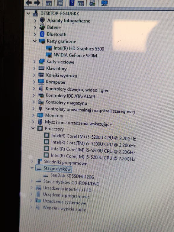 LAPTOP DELL INSPIRON TTYFJ A00 16 GB / HD GRAPHICS 550 / 120 GB / I5-5200U