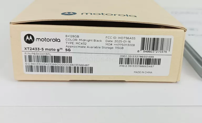 TELEFON MOTOROLA MOTO G35 5G 8/128GB CZARNY