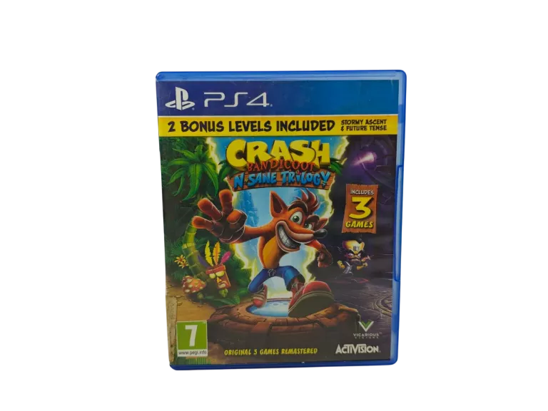 GRA CRASH BANDICOOT N. SANE TRILOGY PLAYSTATION 4 (PS4) PUDEŁKOWA