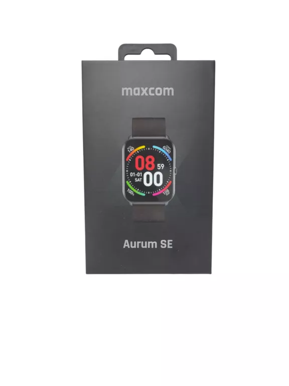 SMARTWATC MAXCOM AURUM SE PUDEŁKO ŁADOWARKA