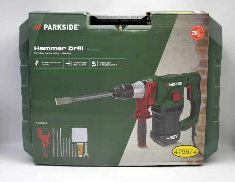 PARKSIDE MŁOTOWIERTARKA UDAROWA PBH 1550 C1