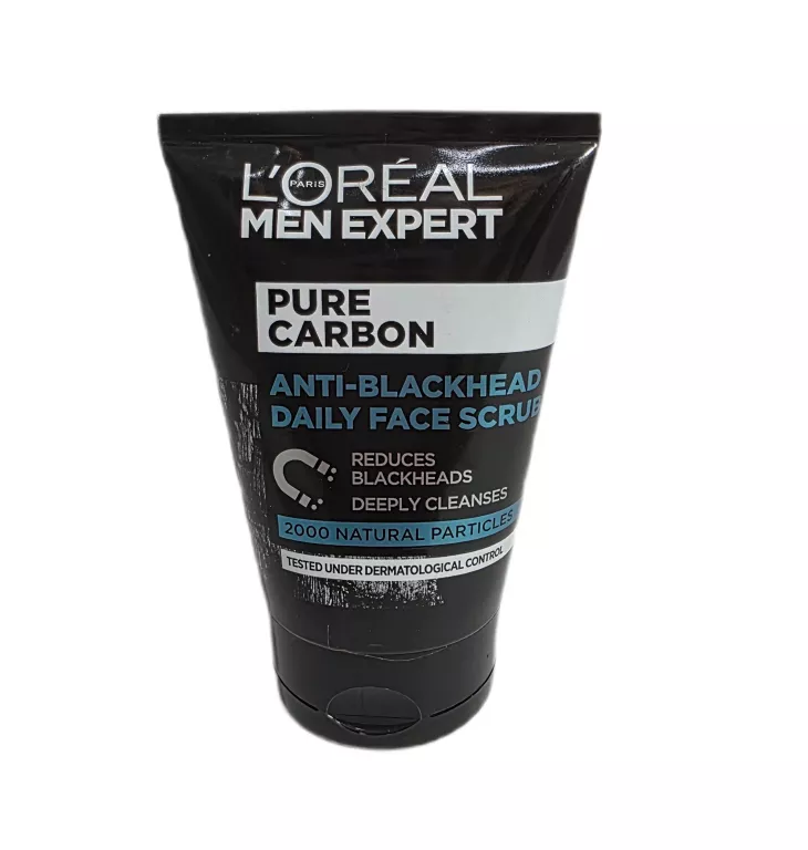 PEELING PRZECIW ZASKÓRNIKOM  LOREAL MEN PURE CARBON 100ML