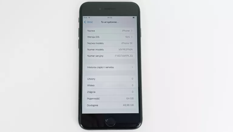 TELEFON IPHONE SE 2020 64GB CZARNY