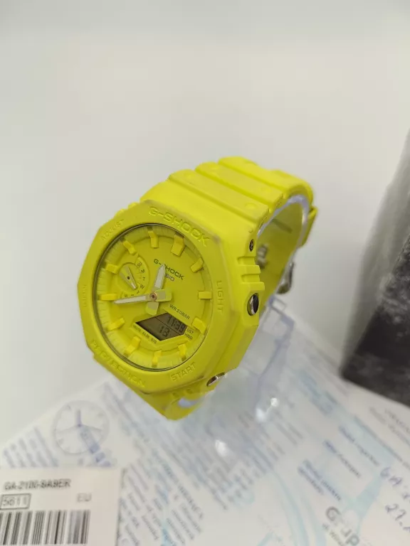 ZEGAREK CASIO GA-2100 ŻÓŁTY