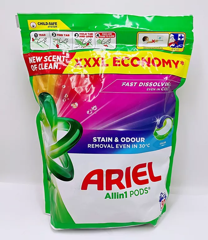 KAPSUŁKI DO PRANIA ARIEL ALLIN1 PODS STAIN & ODOUR 50 SZTUK