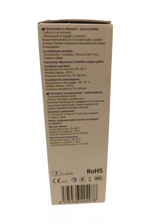 INFRARED THERMOMETER DR. MAX, TERMOMETR BEZKONTAKTOWY,