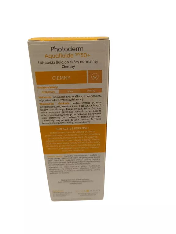 BIODERMA PHOTODERM AQUAFLUIDE ULTRALEKKI PRZECIWSŁONECZNY FLUID SPF SPF 50