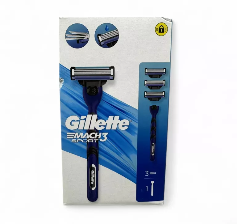 MASZYNKA NA WKŁADY DO GOLENIA GILLETTE MACH3 SPORT + 3 WKŁADY