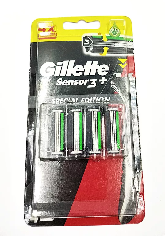WKŁADY DO MASZYNKI GILLETTE SENSOR 3+ / 4 SZTUKI