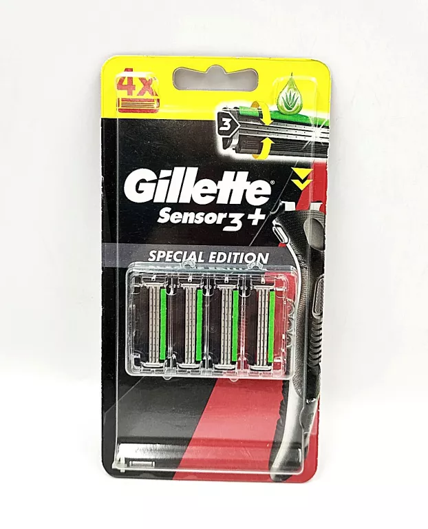 WKŁADY DO MASZYNKI GILLETTE SENSOR 3+ / 4 SZTUKI