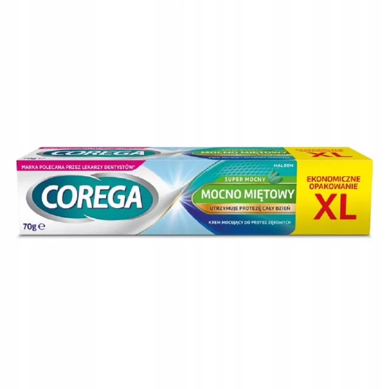 COREGA SUPER KREM MOCUJĄCY DO PROTEZ ZĘBOWYCH MOCNO MIĘTOWY 70G