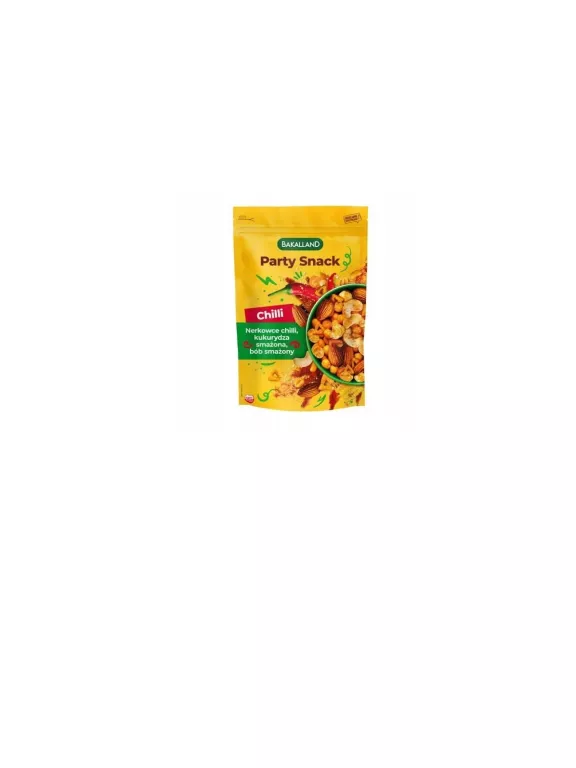BAKALLAND PARTY SNACK MIESZANKA CHILLI, NERKOWCE, SMAŻONY BÓB, 170 G