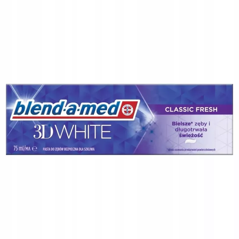 BLEND-A-MED 3D WHITE CLASSIC FRESH PASTA DO ZĘBÓW 75 ML