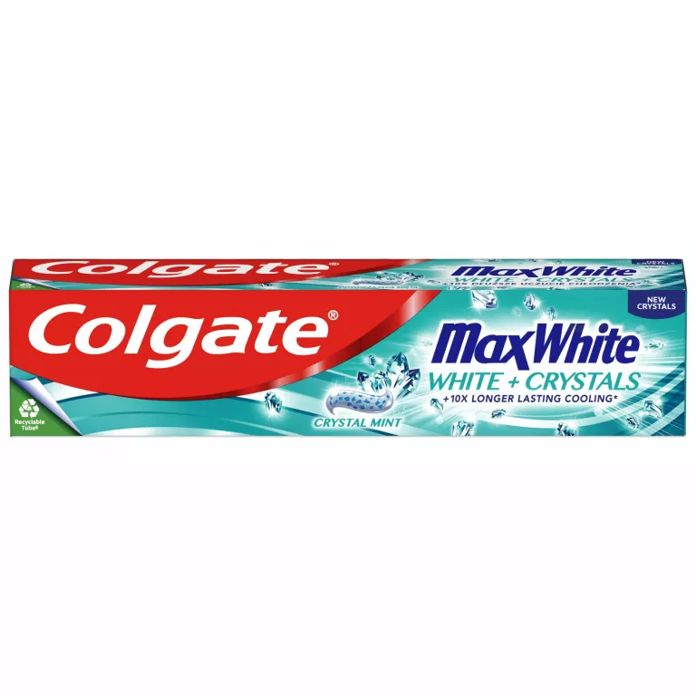 COLGATE MAX WHITE WHITE + CRYSTALS XXL PASTA DO ZĘBÓW 125ML