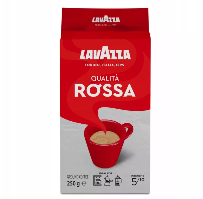 LAVAZZA QUALITA ROSSA KAWA MIELONA ŚREDNIO PALONA 250G