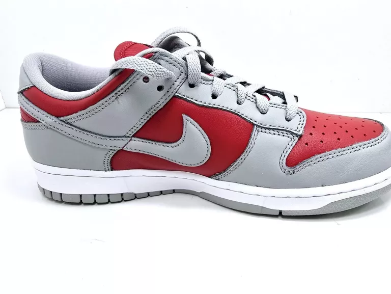 NIKE DUNK LOW QS ULTRAMAN MENS SIZE 9 VARSITY RED SILVER FQ6965 600