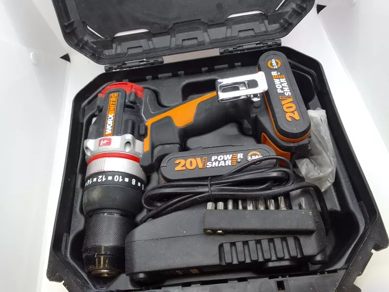 WKRĘTARKA WORX ZASILANIE AKUMULATOROWE 20 V WX354.9 WALIZKA