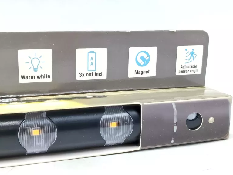 LAMPA DO SZAFY NA MAGNES 5 DIOD LED ZAS. BATERYJNE