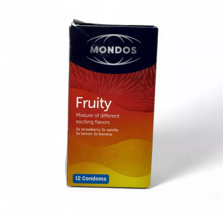 PREZERWATYWY MONDOS FRUITY 12 SZT.