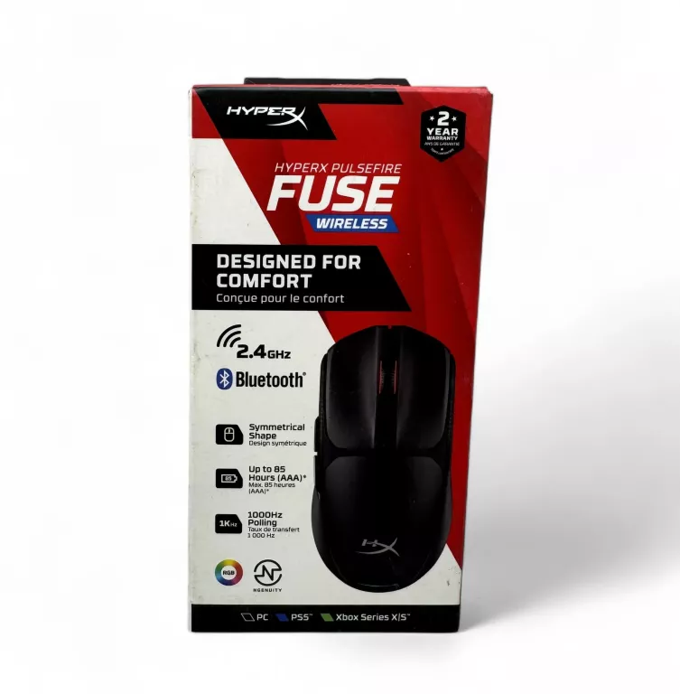 MYSZ BEZPRZEWODOWA HYPERX PULSEFIRE FUSE