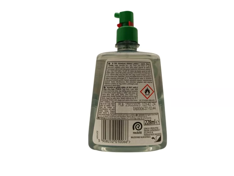 AIR WICK ACTIVE FRESH ODŚWIEŻACZ POWIETRZA WKŁAD MALINA LIMONKA 228ML