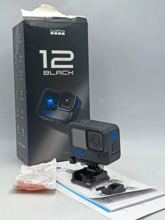 KAMERA GOPRO 12 BLACK GWARANCJA! + KARTA PAMIĘCI