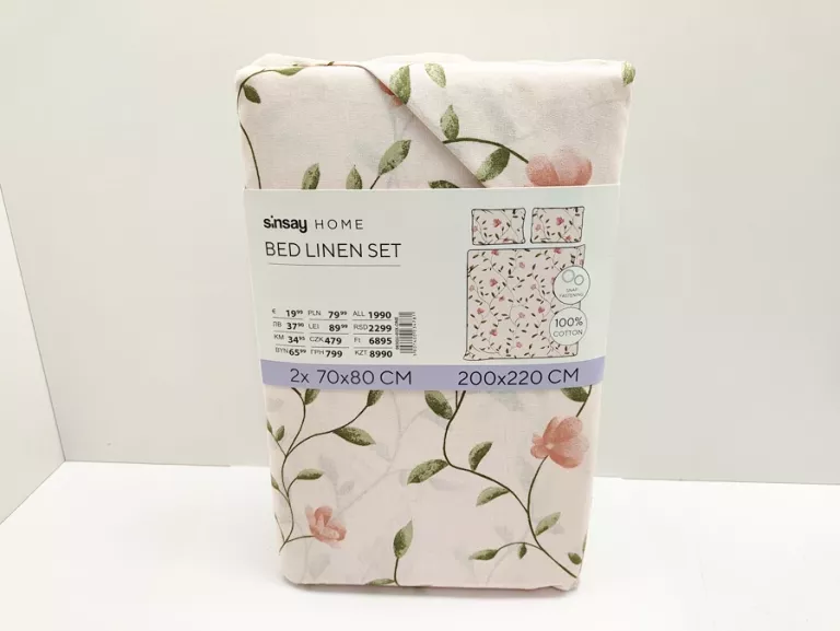 POŚCIEL SINSAY HOME BED LINEN SET  200X220    2X 70X80