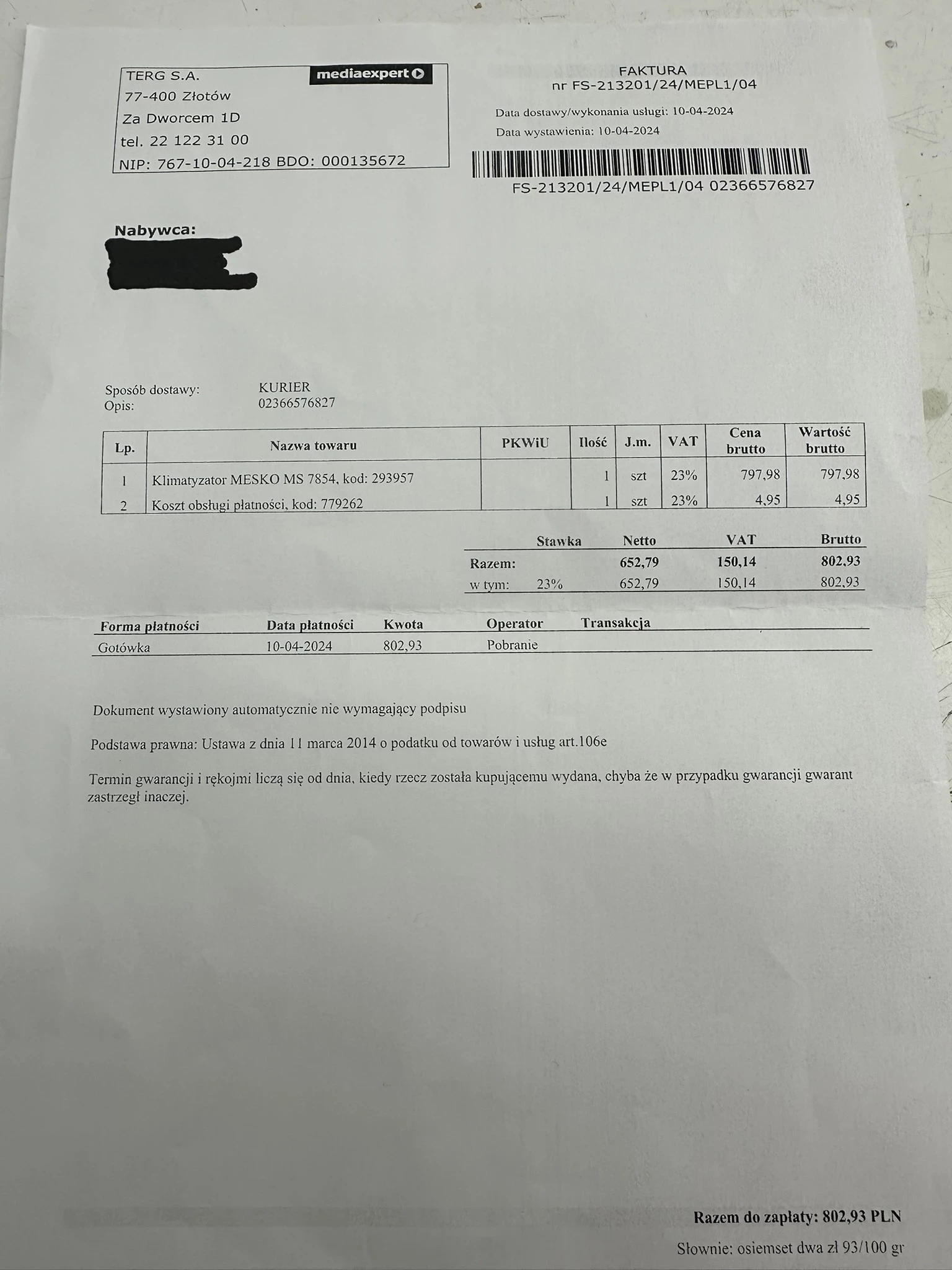 klimatyzator-mesko-ms-7854-ean-gtin-5903887804547
