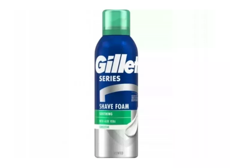 GILLETTE ŁAGODZĄCA PIANKA DO GOLENIA Z ALOESEM 200ML