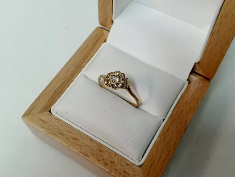 PIĘKNY ZŁOTY  PIERSCIONEK PR 585 1,83 G ROZ 18