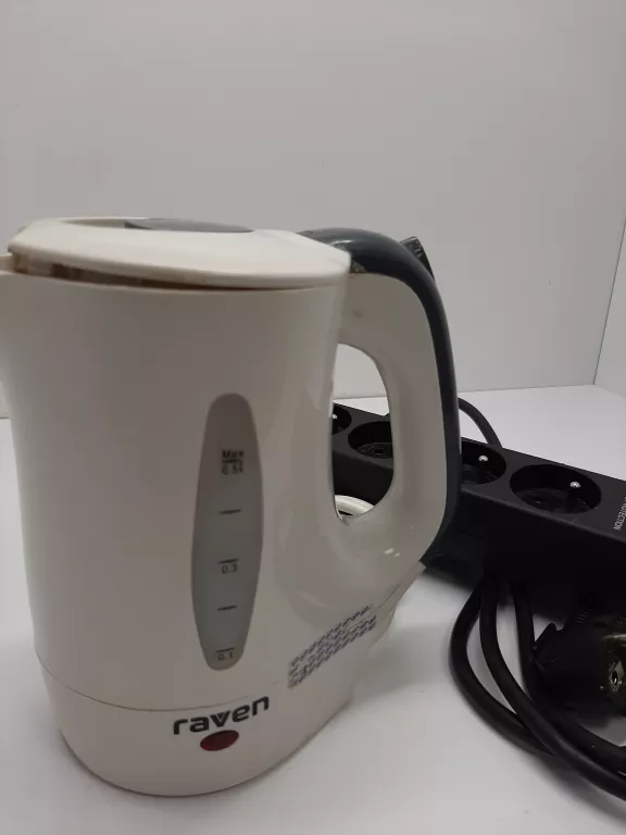 CZAJNIK ELEKTRYCZNY RAVEN Z PRZEDŁUŻACZEM