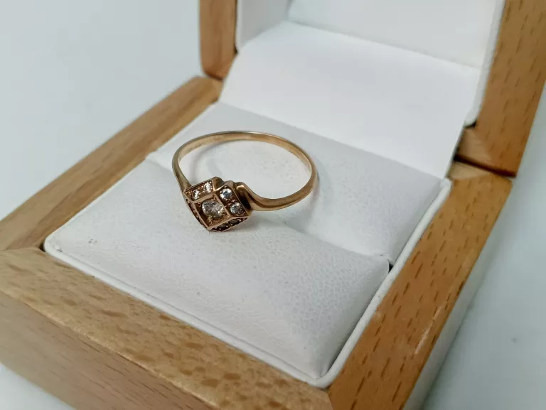 PIĘKNY ZŁOTY  PIERSCIONEK PR 585 1,83 G ROZ 18