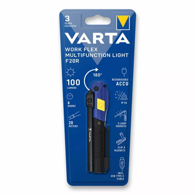 VARTA 18649101401 WORK FLEX MULTIFUNCTION LIGHT F2