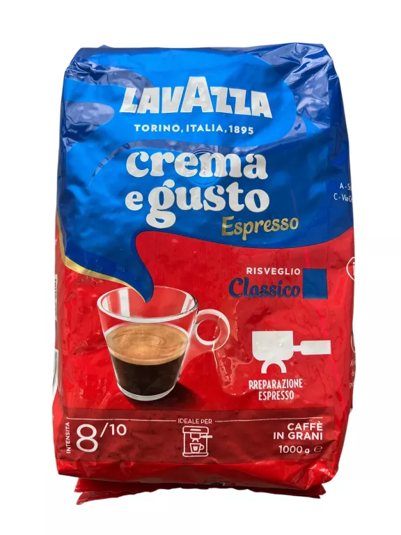 KAWA ZIARNISTA LAVAZZA CREMA E GUSTO 8/10 1000G