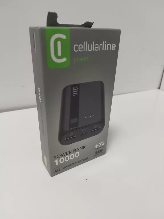 POWERBANK CELLULARLINE 10000 MAH KOMPLET