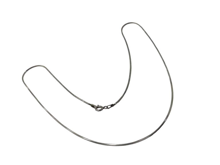 SREBRNY ŁAŃCUSZEK 4,39G PR.925 DŁ.45CM *USZKODZONY*