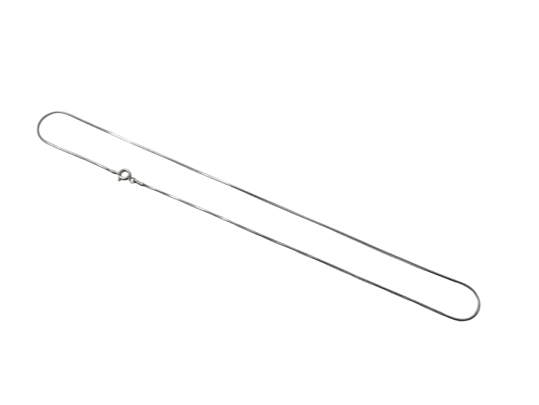 SREBRNY ŁAŃCUSZEK 4,39G PR.925 DŁ.45CM *USZKODZONY*
